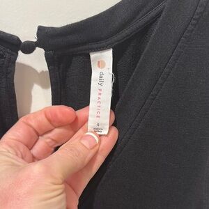 Anthropologie Black Daily Practice Dress